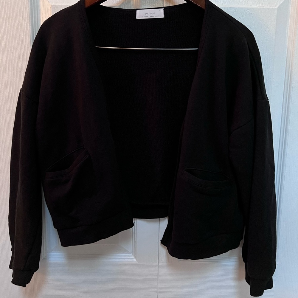 Oak and Fort Cropped Cardigan